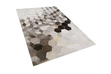 Matto Beggelle 140x200 cm - Harmaa - Kodintekstiilit & matot - Matto - Itämainen matto - Patchwork-matto