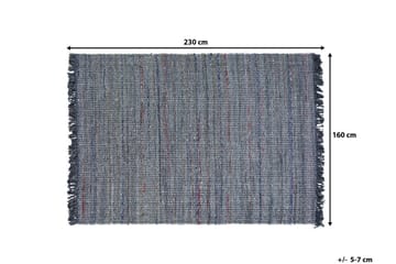 Matto Besni 160x230 cm - Harmaa - Kodintekstiilit & matot - Matto - Moderni matto - Puuvillamatto