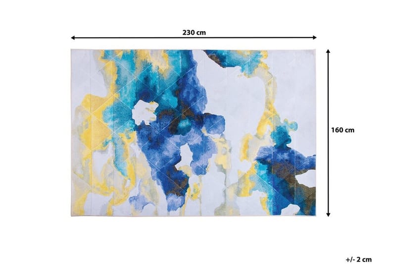 Matto Ceyhan 160x230 - Monivärinen - Kodintekstiilit & matot - Matto - Moderni matto - Puuvillamatto