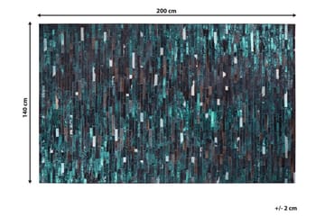 Matto Dashuan 140x200 cm - Ruskea - Kodintekstiilit & matot - Matto - Moderni matto - Wilton-matto
