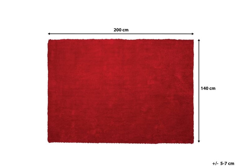 Matto Demre 140x200 cm - Punainen - Kodintekstiilit & matot - Matto - Iso matto