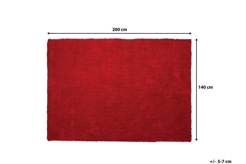 Matto Demre 140x200 cm - Punainen - Kodintekstiilit & matot - Matto