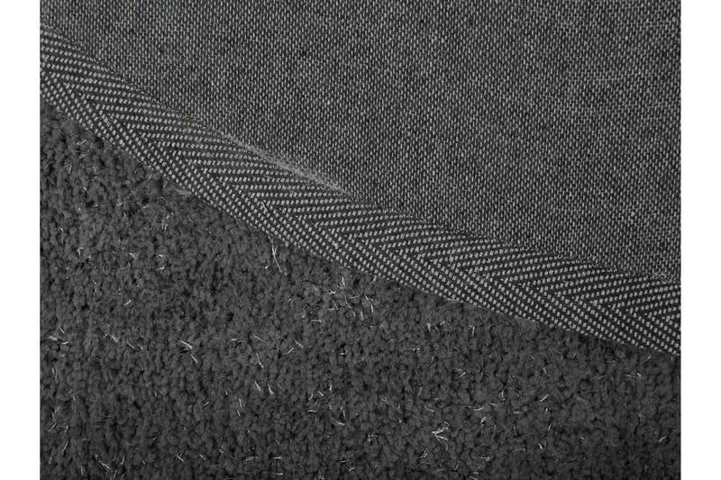 Matto Demre 200x200 cm - Tummanharmaa - Kodintekstiilit & matot - Matto - Pyöreät matot