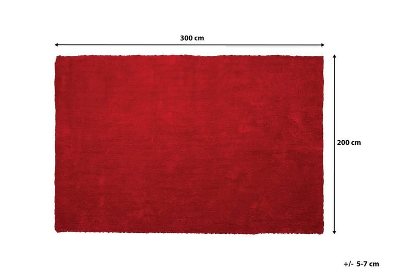 Matto Demre 200x300 cm - Punainen - Kodintekstiilit & matot - Matto