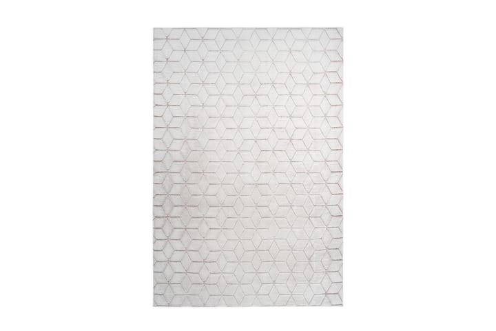 Matto Deramsle Kl 80x150 cm Valkoinen/Rosa - D-Sign - Wilton-matto - Kuviollinen matto & värikäs matto - Iso matto