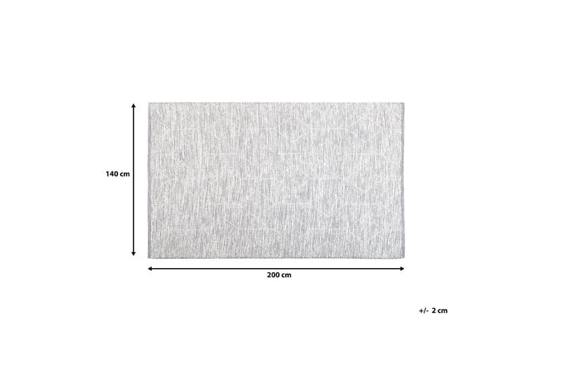 Matto Devi 140x200 cm - Harmaa - Kodintekstiilit & matot - Matto