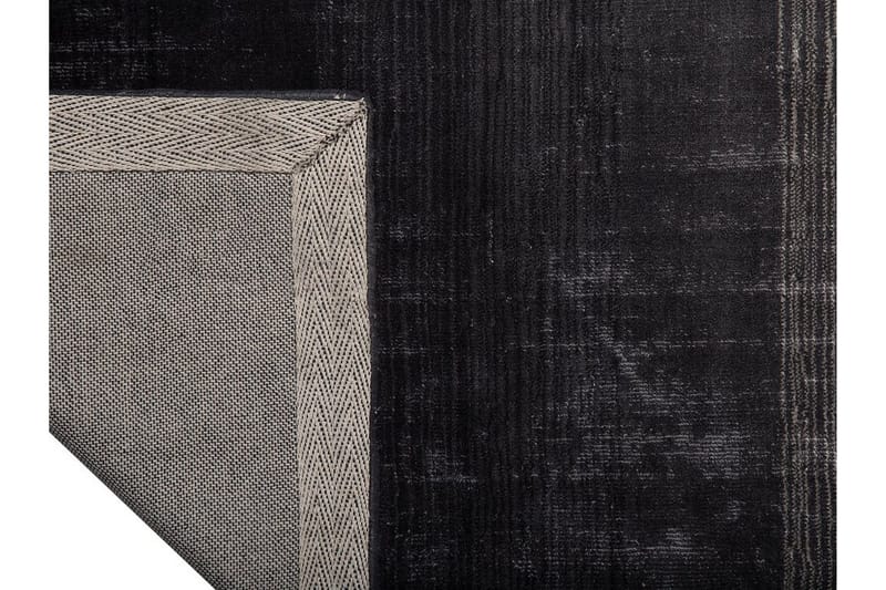 Matto Ercis 200 - Musta - Kodintekstiilit & matot - Matto - Moderni matto - Viskoosimatto & keinosilkkimatto