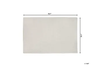 Matto Erzin 140x200 cm - Valkoinen - Kodintekstiilit & matot - Matto - Moderni matto - Villamatto