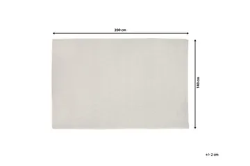 Matto Erzin 140x200 cm - Valkoinen - Kodintekstiilit & matot - Matto - Moderni matto - Villamatto