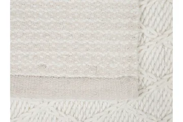 Matto Erzin 140x200 cm - Valkoinen - Kodintekstiilit & matot - Matto - Moderni matto - Villamatto