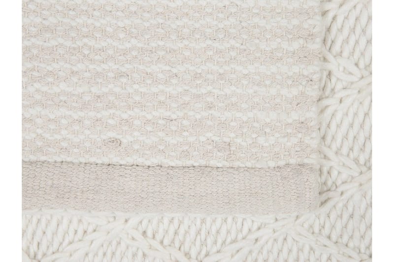 Matto Erzin 160x230 cm - Valkoinen - Kodintekstiilit & matot - Matto - Moderni matto - Villamatto