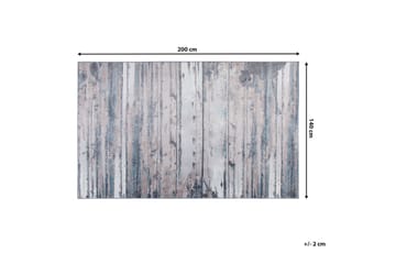 Matto Kabanuk 140x200 cm - Harmaa - Kodintekstiilit & matot - Matto - Moderni matto - Wilton-matto