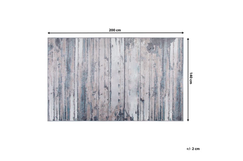 Matto Kabanuk 140x200 cm - Harmaa - Kodintekstiilit & matot - Matto - Moderni matto - Wilton-matto