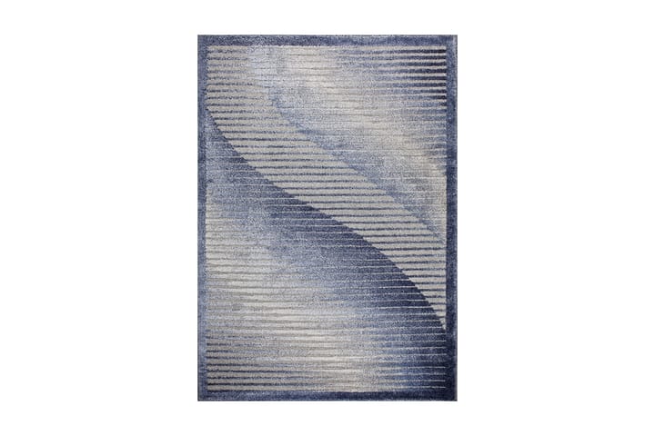 Matto Latina Tummansininen/Vaaleansininen 200x300 - D-sign - Pienet matot - Wilton-matto - Kuviollinen matto & värikäs matto