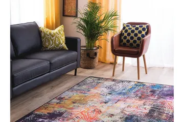 Matto Mardin 140x200 - Monivärinen - Kodintekstiilit & matot - Matto - Moderni matto - Puuvillamatto