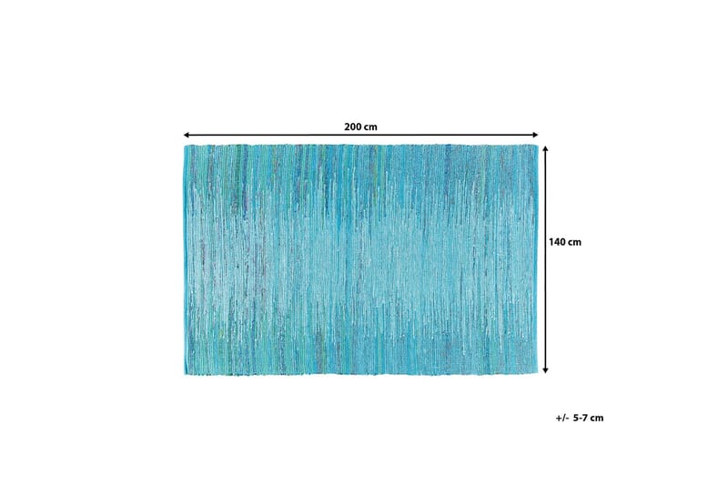 Matto Mersin 140x200 cm - Sininen - Kodintekstiilit & matot - Matto