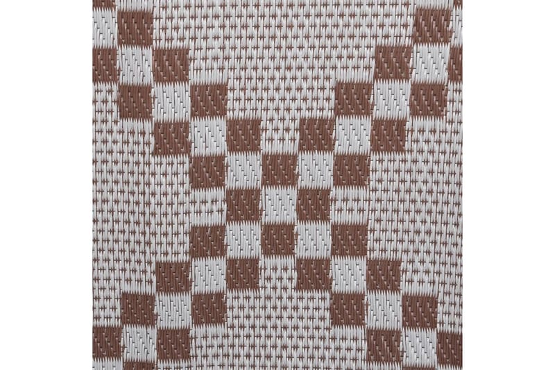 Matto musta 140x200 cm PP - Ruskea - Kodintekstiilit & matot - Matto - Ulkomatto