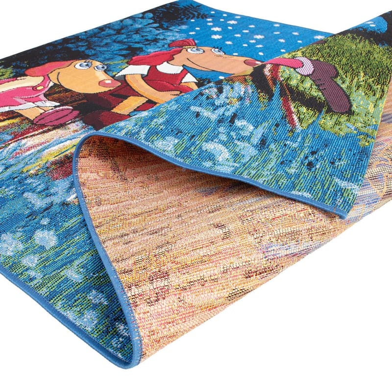 Matto Relvi 120x180 cm - sininen - Kodintekstiilit & matot - Lasten tekstiilit - Lastenhuoneen matto