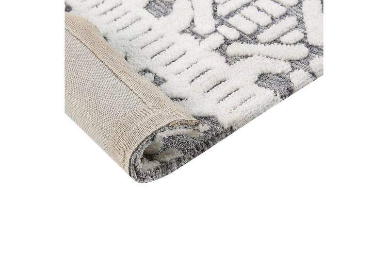 Matto Sibi - Valkoinen, Harmaa, 300x400 cm - Kodintekstiilit & matot - Matto - Tasokudotut matot