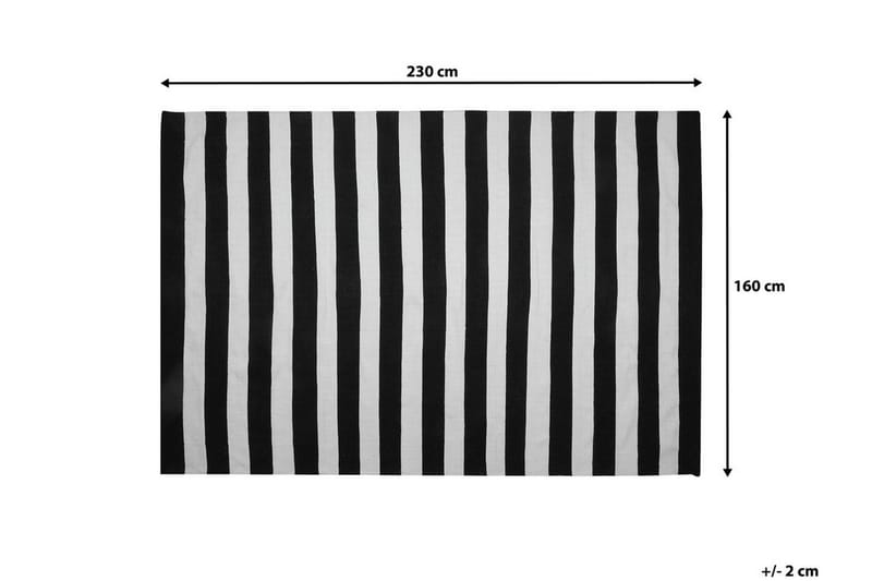 Matto Tavas 160x230 - Musta - Kodintekstiilit & matot - Matto
