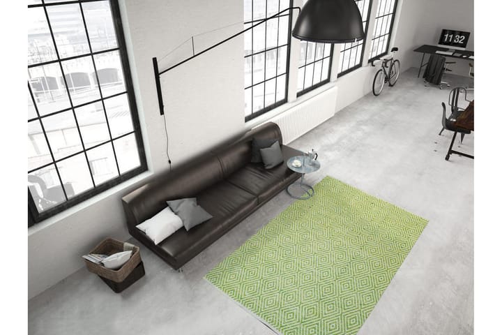 Matto Tureten Mos 80x150 cm Vihreä - D-Sign - Wilton-matto - Pienet matot - Kuviollinen matto & värikäs matto