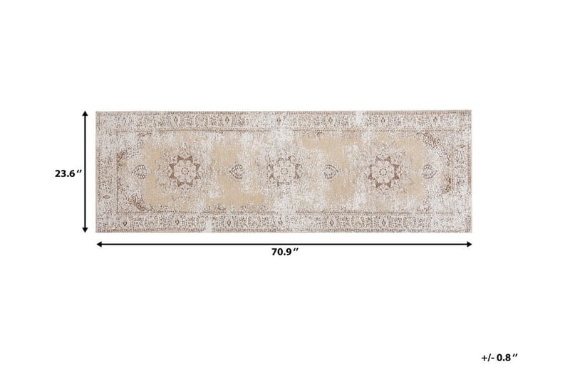 Matto Uge 60x180 cm - Beige - Kodintekstiilit & matot - Matto