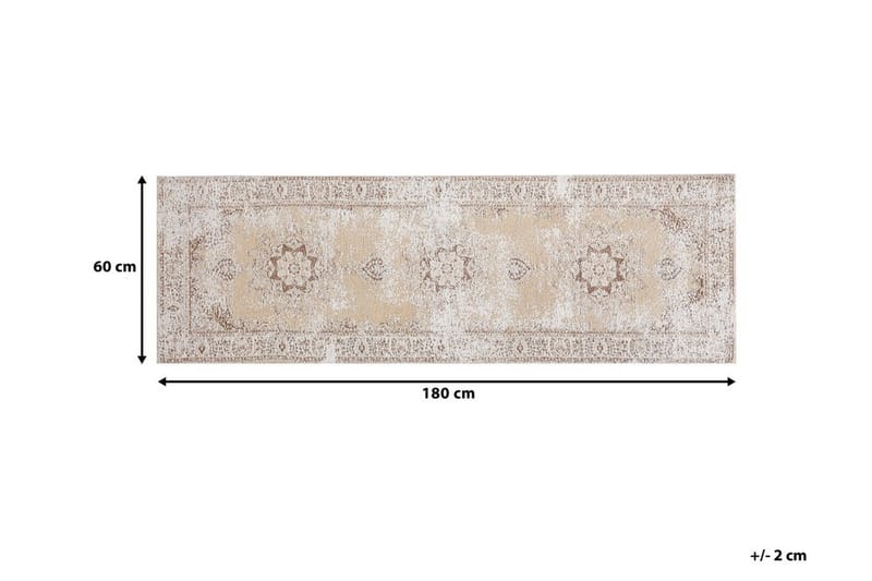 Matto Uge 60x180 cm - Beige - Kodintekstiilit & matot - Matto