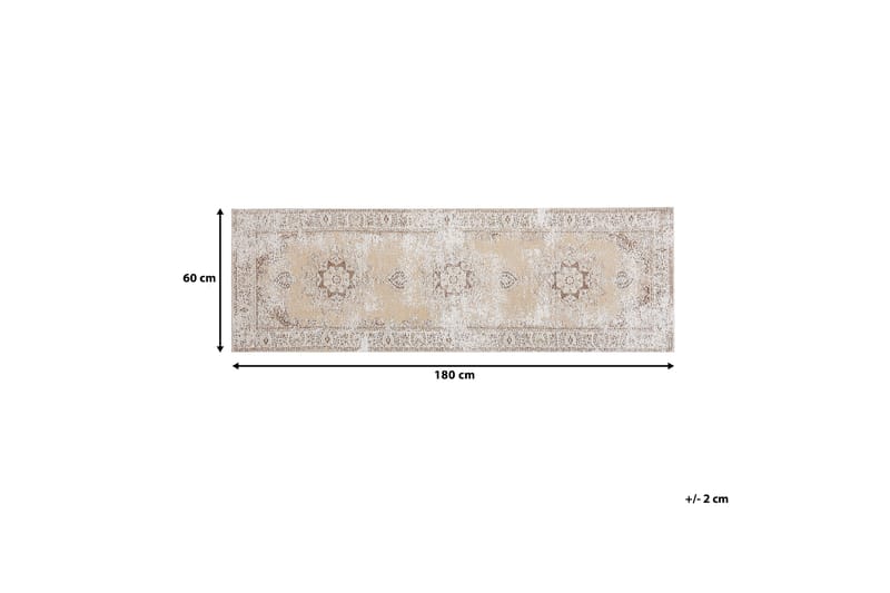 Matto Uge 60x180 cm - Beige - Kodintekstiilit & matot - Matto