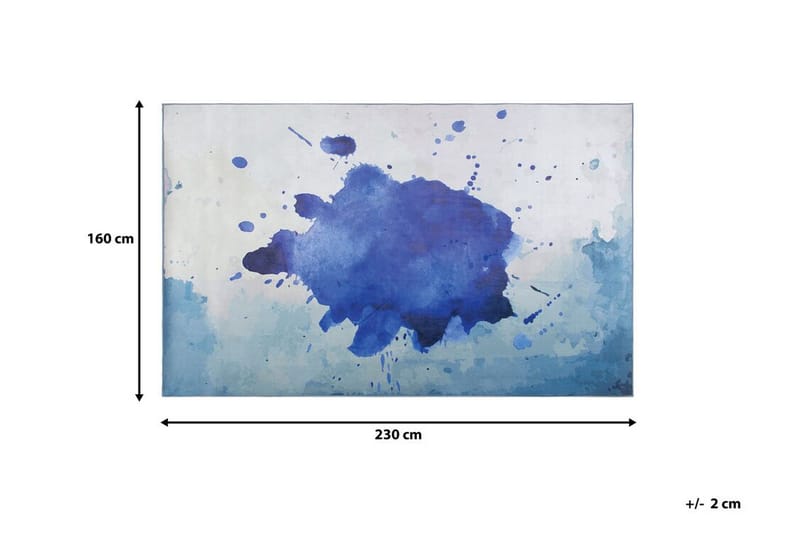 Matto Verbrugge 160x230 cm - Sininen - Kodintekstiilit & matot - Matto - Moderni matto - Wilton-matto