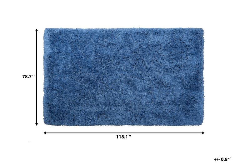 Matto Winterhay 200x300 cm - Sininen - Kodintekstiilit & matot - Matto - Moderni matto - Nukkamatto