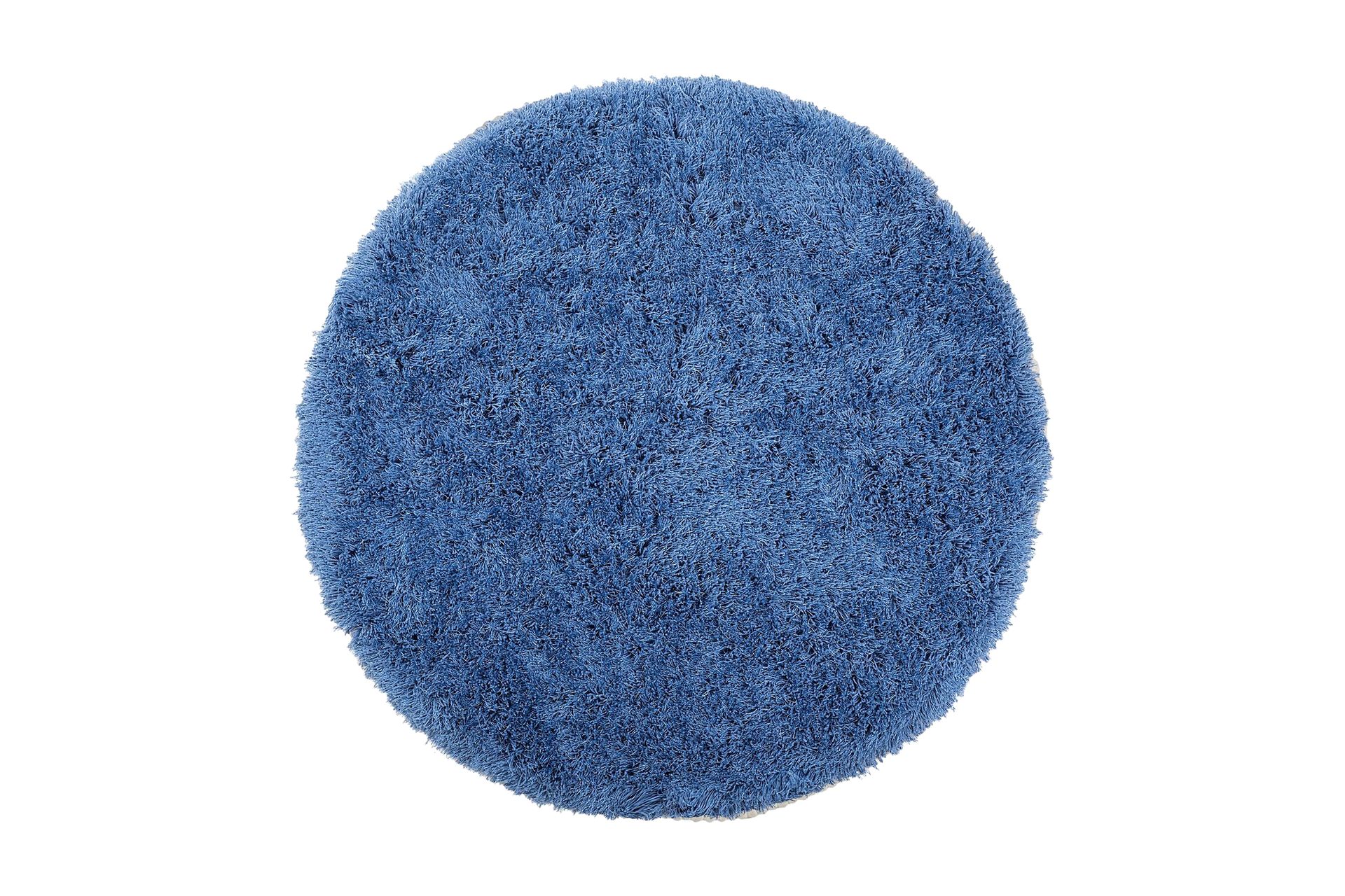 Matto Winterhay Pyöreä 140 cm - Sininen - Kodintekstiilit & matot - Matto - Moderni matto - Nukkamatto