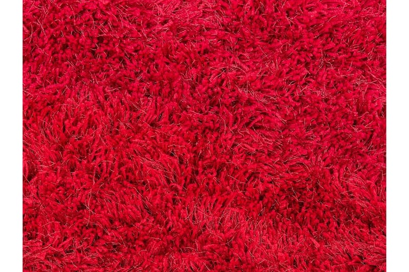 Matto Winterhay Pyöreä 140 cm - Punainen - Kodintekstiilit & matot - Matto - Moderni matto - Nukkamatto