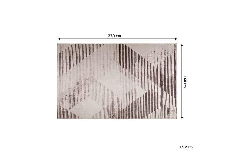 Matto Priston 160x230 cm - Musta - Kodintekstiilit & matot - Matto