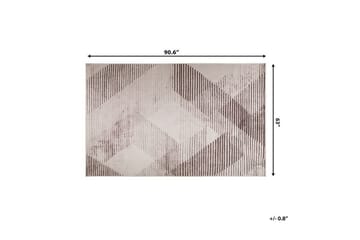 Matto Priston 160x230 cm - Musta - Kodintekstiilit & matot - Matto - Moderni matto - Wilton-matto