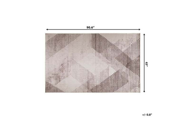Matto Priston 160x230 cm - Musta - Kodintekstiilit & matot - Matto - Moderni matto - Wilton-matto