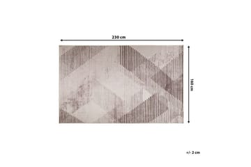 Matto Priston 160x230 cm - Musta - Kodintekstiilit & matot - Matto - Moderni matto - Wilton-matto