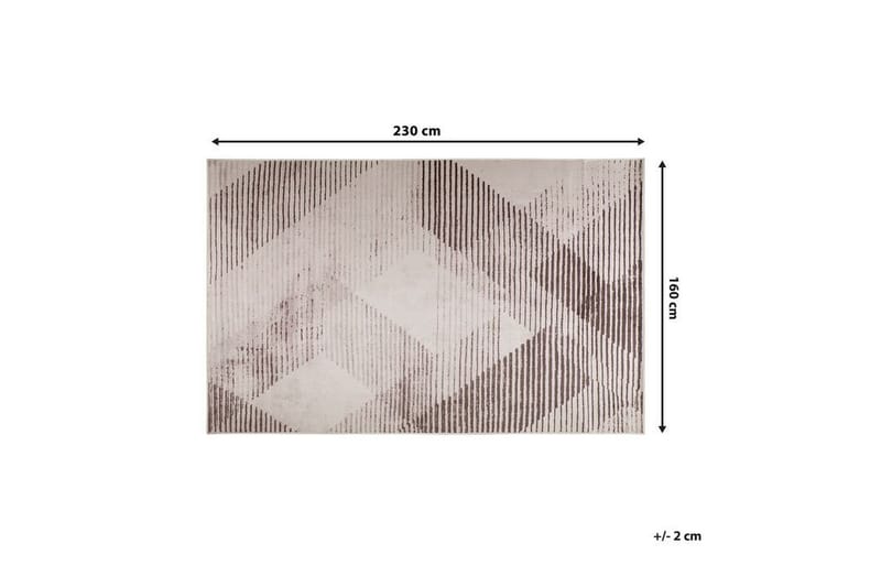Matto Priston 160x230 cm - Musta - Kodintekstiilit & matot - Matto - Moderni matto - Wilton-matto