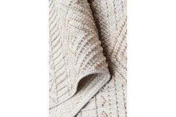 Cozy Käytävämatto 80x300 cm Suorakaide - Harmaa/Beige - Kodintekstiilit & matot - Matto - Moderni matto - Käytävämatto