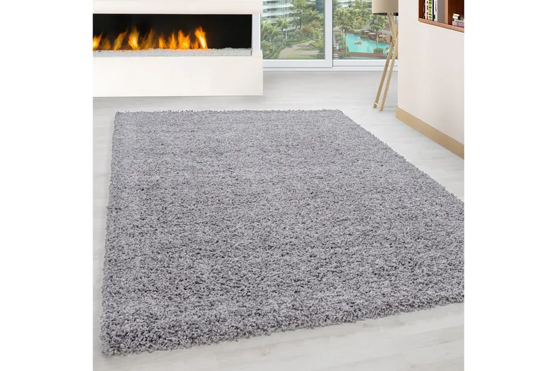 Neeshu Wiltonmatto 160x230 cm suorakaide, Vaaleanharmaa