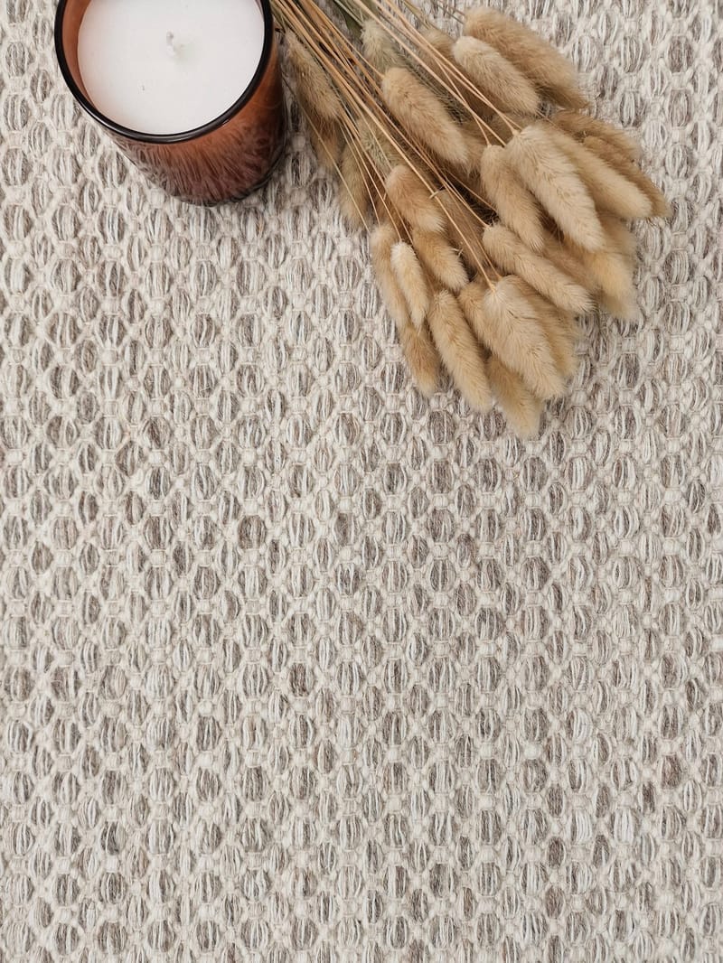 Varberg puuvillamatto 160x230 cm suorakaide - Beige - Kodintekstiilit & matot - Matto - Moderni matto - Puuvillamatto