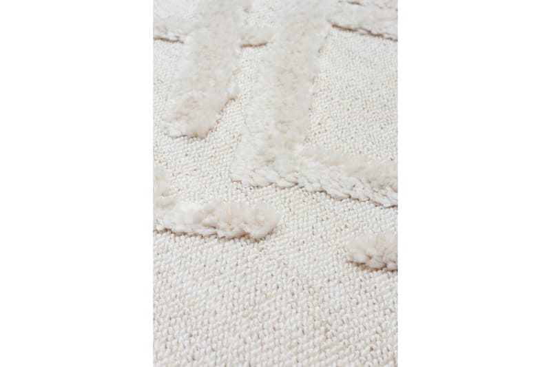 Tolina Wiltonmatto 160x230 cm Suorakaide - Valkoinen - Kodintekstiilit & matot - Matto - Moderni matto - Wilton-matto