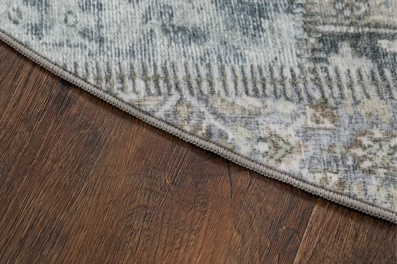 Tarfaya frieze-matto pyöreä 200 cm - Luonnonväri - Kodintekstiilit & matot - Matto - Moderni matto - Wilton-matto