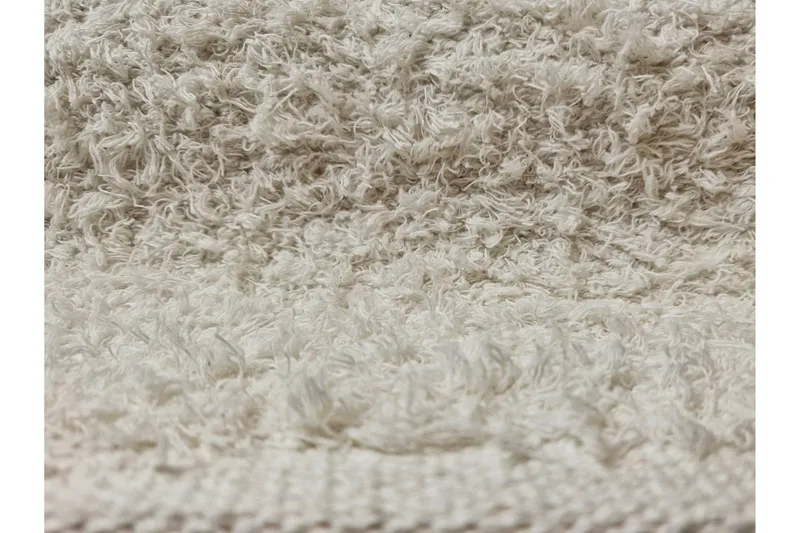 Falsterbo puuvillamatto 75x230 cm - Valkoinen - Kodintekstiilit & matot - Matto - Moderni matto - Puuvillamatto