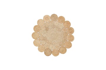 Cali Jutematta 120 cm Rund Multicolor - Kodintekstiilit & matot - Matto - Moderni matto - Sisalmatto