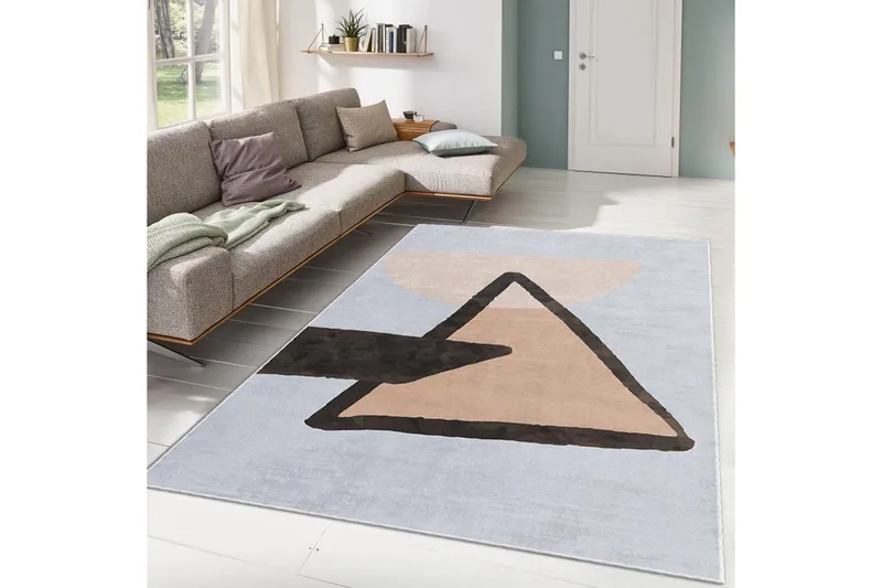 Geo Wiltonmatto 160x230 cm Suorakaide - Monivärinen - Kodintekstiilit & matot - Matto - Moderni matto - Wilton-matto