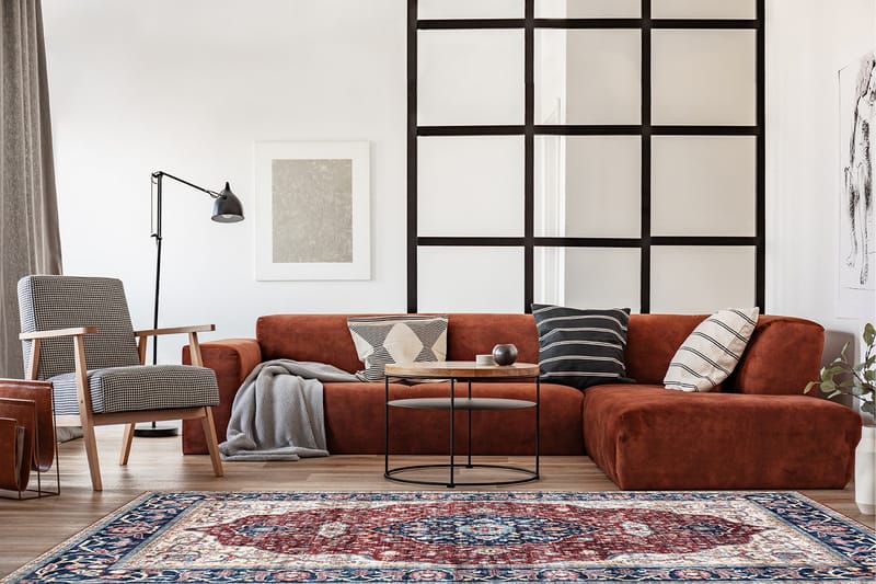 Tarfaya frieze-matto 200x290 cm - Punainen - Kodintekstiilit & matot - Matto - Moderni matto - Wilton-matto