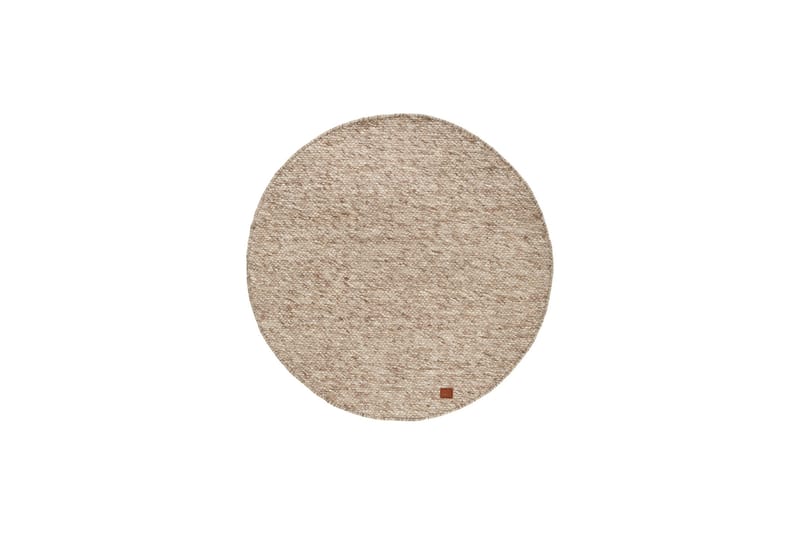 Skagen villamatto pyöreä 160 cm, Pellava
