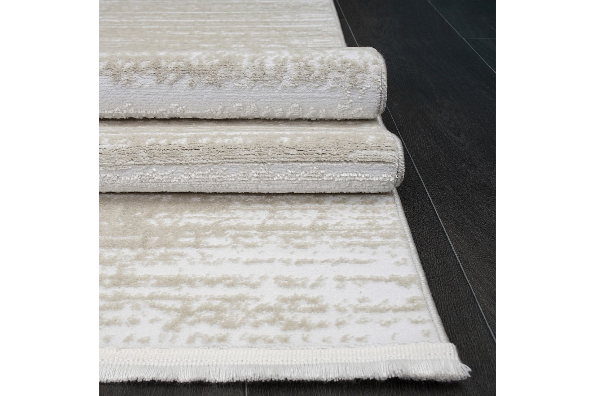 Yasemin Käytävämatto 100x300 cm Suorakaide - Valkoinen/Beige - Kodintekstiilit & matot - Matto - Moderni matto - Käytävämatto