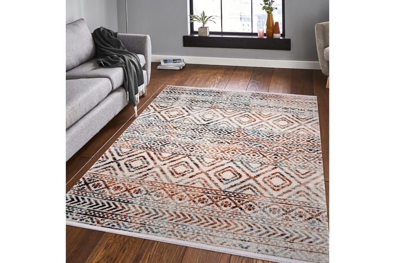 Ompati Wiltonmatto 190x290 cm suorakaide - Monivärinen - Kodintekstiilit & matot - Matto - Moderni matto - Wilton-matto
