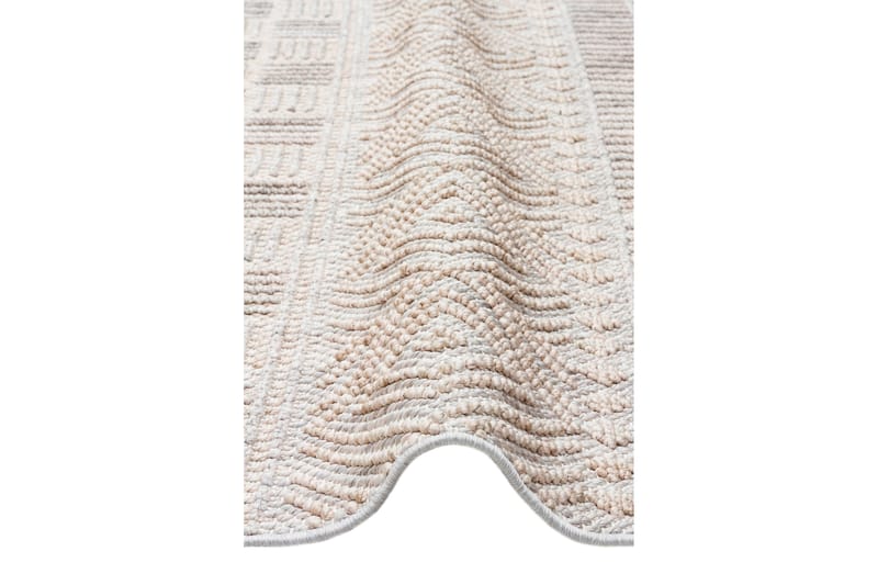 Cozy Käytävämatto 80x150 cm Suorakaide - Harmaa/Beige - Kodintekstiilit & matot - Matto - Moderni matto - Käytävämatto